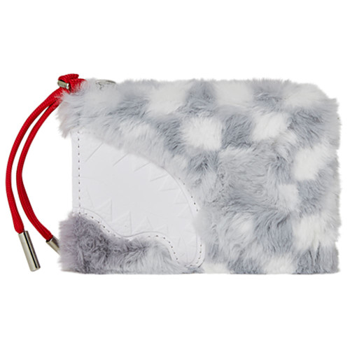 Sprayground Πορτοφόλι White Fur 3AM Wallet